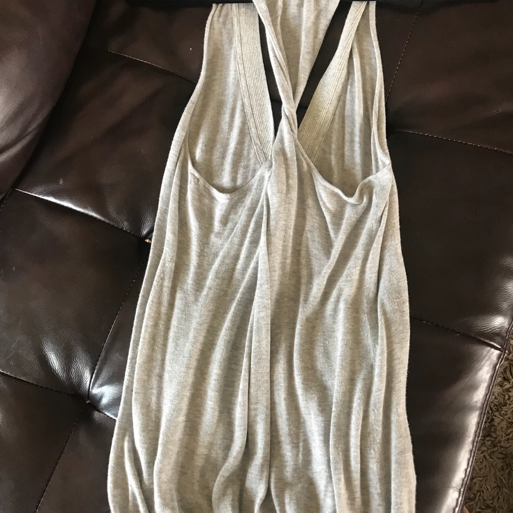 Gray Armani Exchange button down Vest